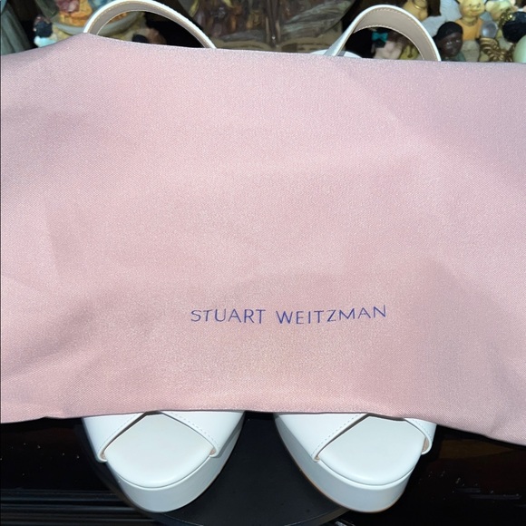 Stuart Weitzman White Platform Sandals - Picture 9 of 9